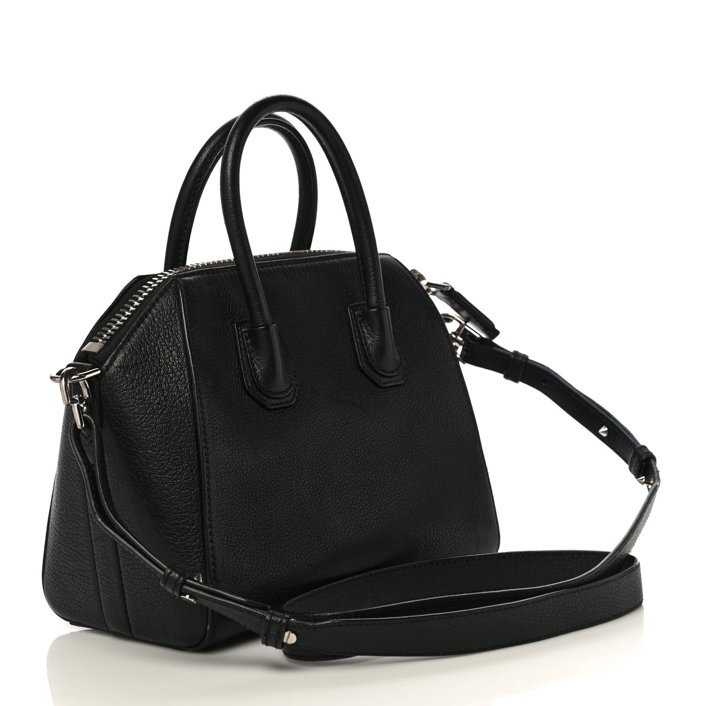 Sugar Goatskin Mini Antigona Black