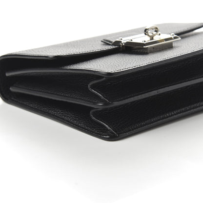 Dolce & Gabbana Grained Calfskin Rosalia Shoulder Bag Black 6 of 9