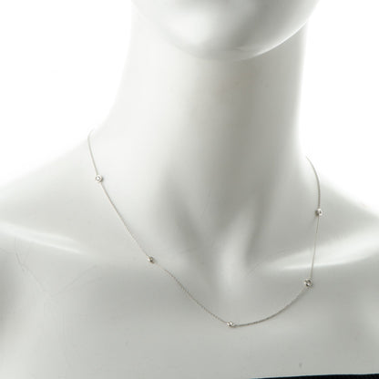 Tiffany 18K White Gold Elsa Peretti Diamonds by the Yard Station Necklace 2 of 6