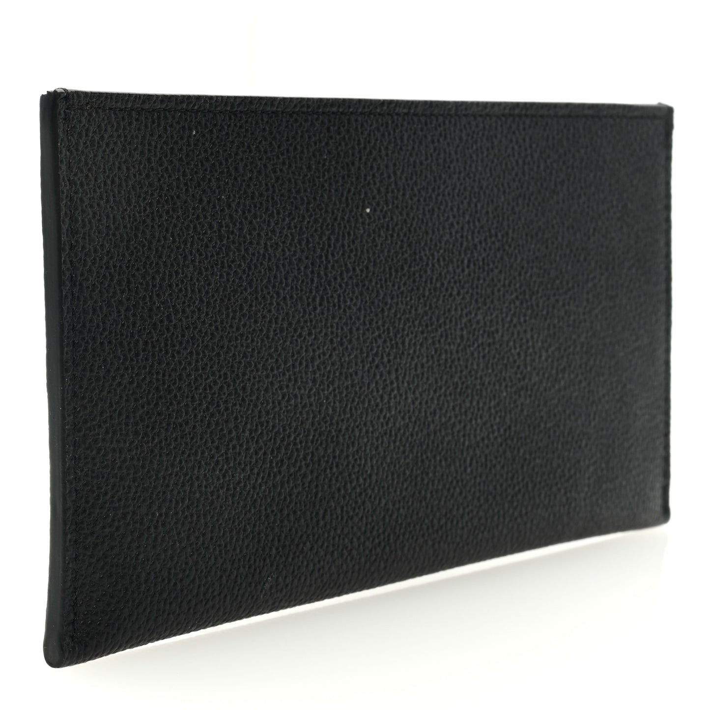 Calfskin Felicie Chain Wallet Card Holder Insert Black