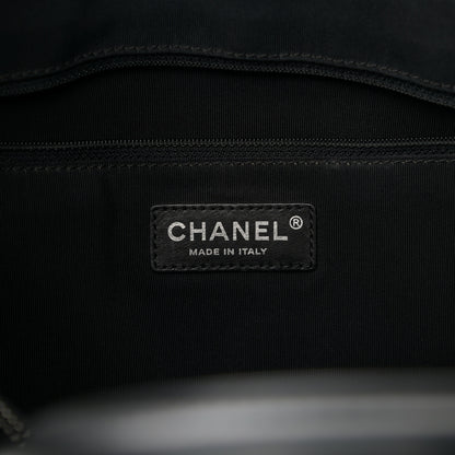 Chanel Denim CC Logo Tote Blue 6 of 10