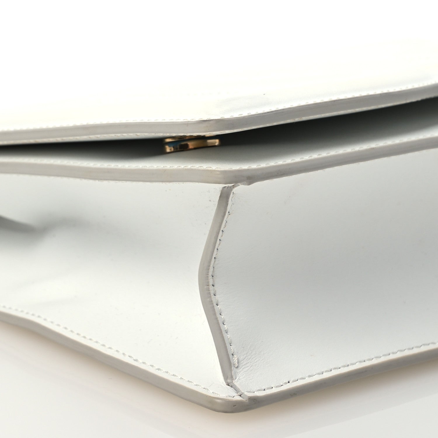 Dolce & Gabbana Calfskin DG Logo Flap Crossbody Bag White 10 of 14