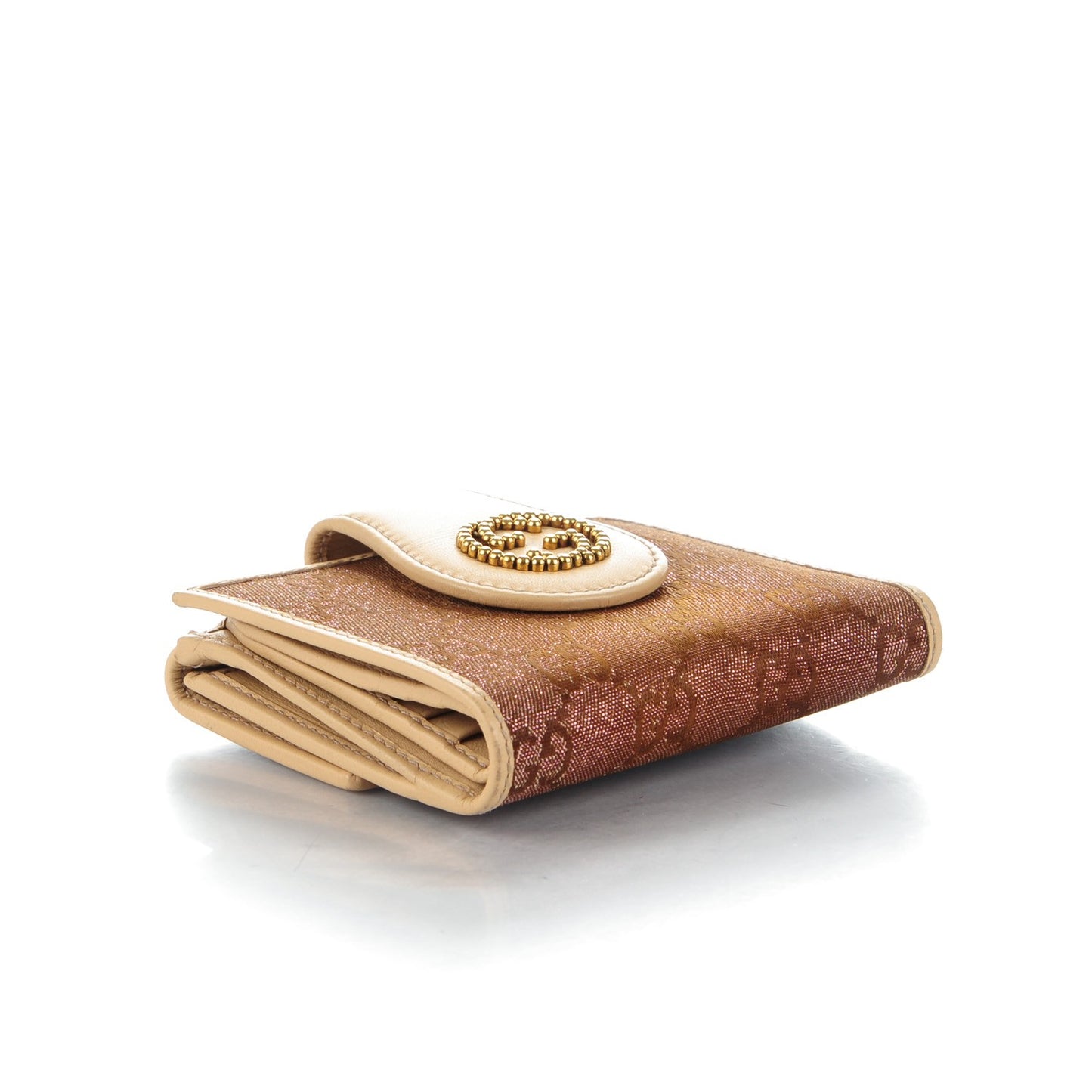 Monogram Lurex Scarlett Compact Wallet
