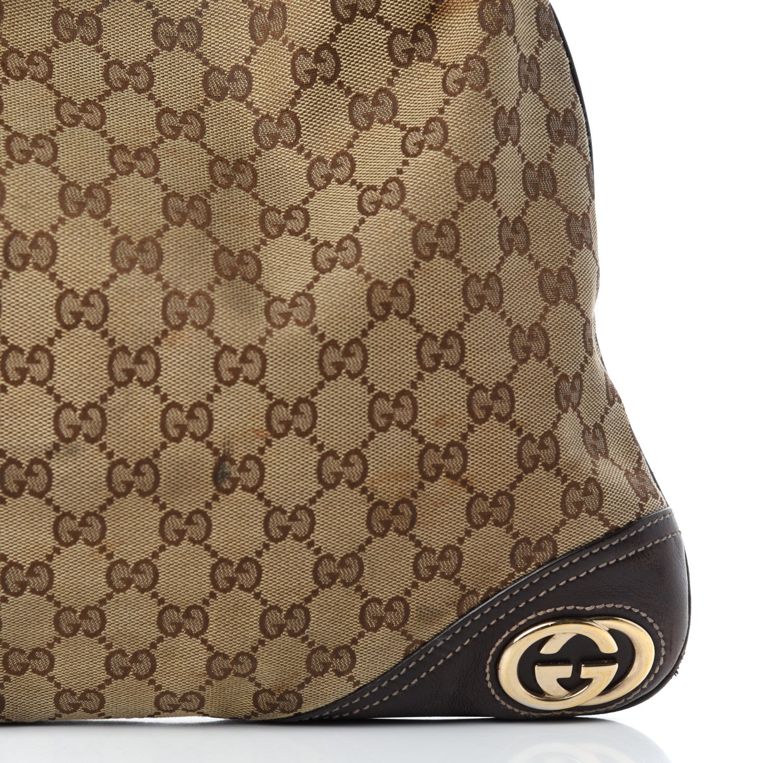Gucci Monogram Medium New Britt Hobo Dark Brown 13 of 13