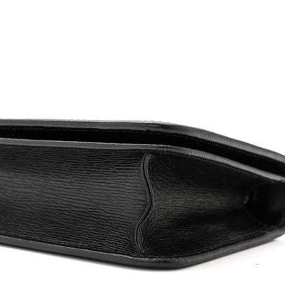 Gucci Dollar Calfskin Garden Mystic Eye Chain Wallet Black 8 of 9