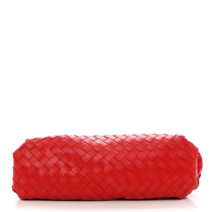 Bottega Veneta Nappa Maxi Intrecciato The Pouch Oversized Clutch Bright Red 8 of 8