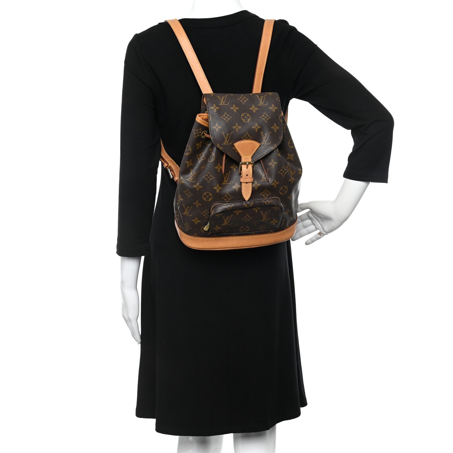 Louis Vuitton Monogram Montsouris MM Backpack 2 of 14