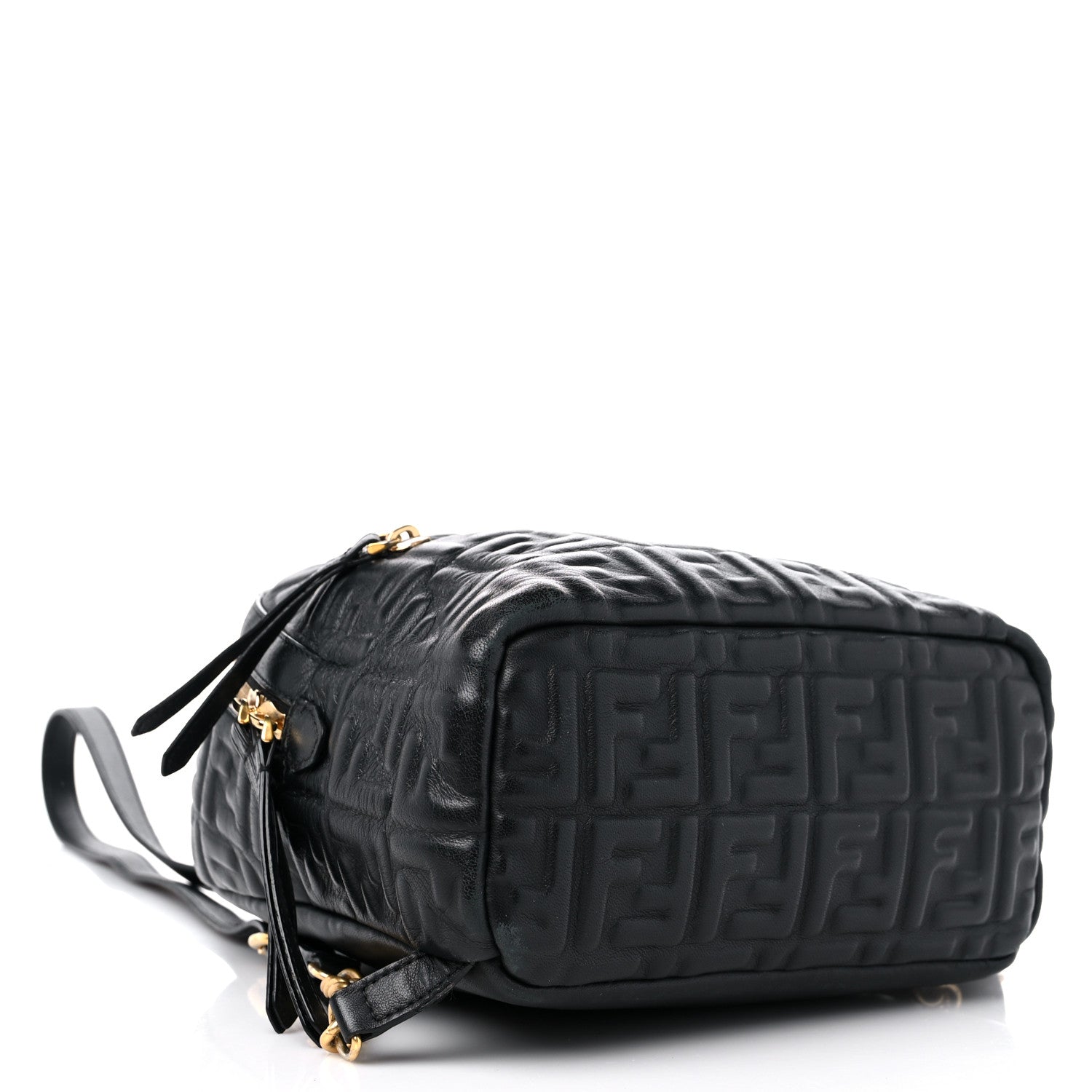 Fendi Nappa FF 1974 Embossed Mini Backpack Black 4 of 14