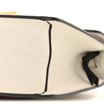 Gucci Calfskin Mini Sylvie Top Handle Bag White 10 of 15