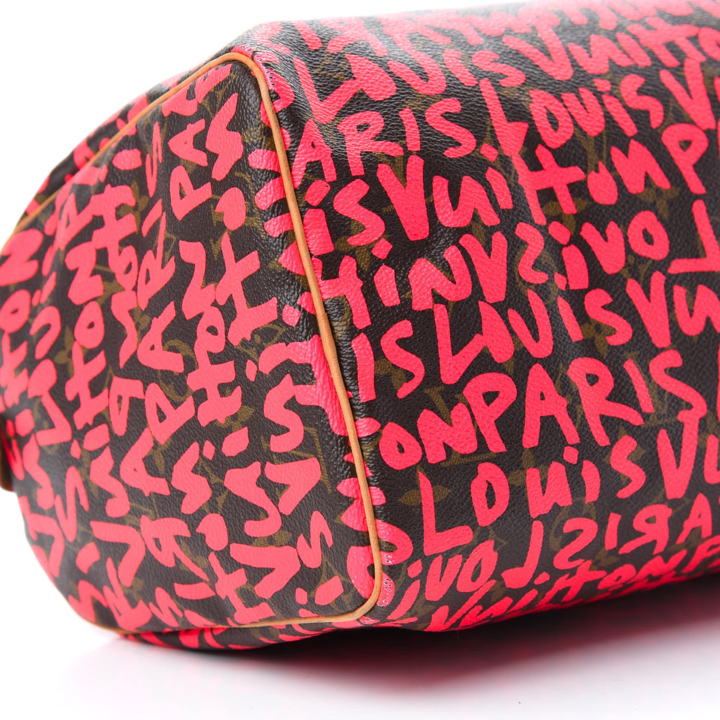Monogram Graffiti Speedy 30 Fuchsia