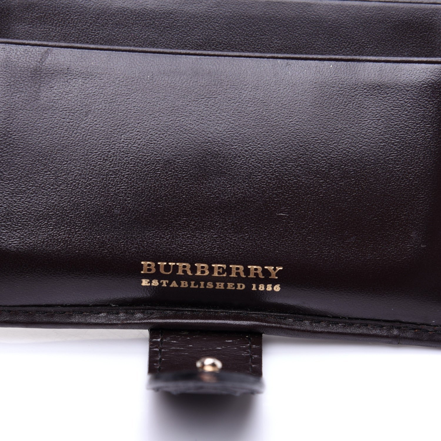 Burberry Haymarket Check Wallet Brown 7 of 12