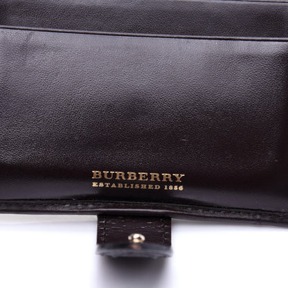 Burberry Haymarket Check Wallet Brown 7 of 12