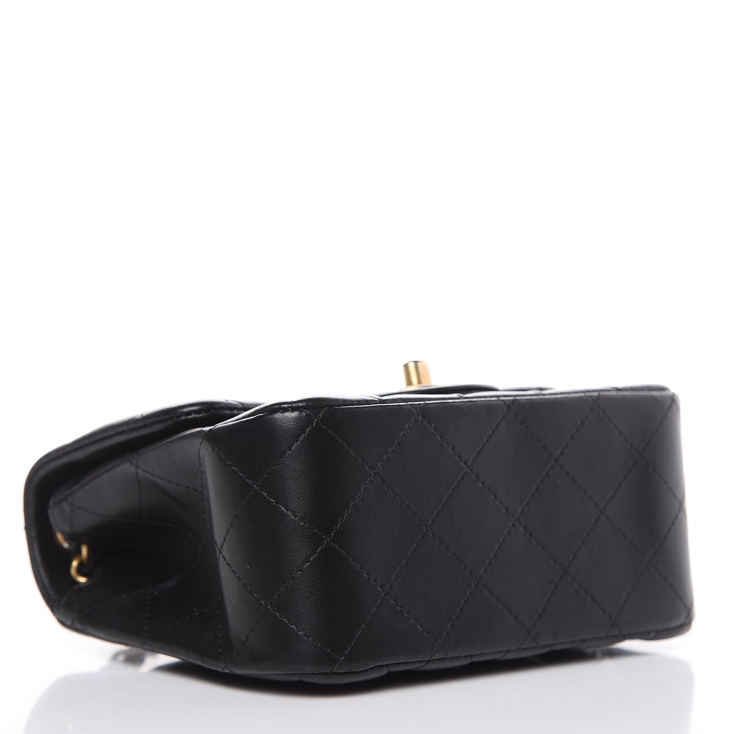 Chanel Lambskin Quilted Mini Square Flap Black 4 of 10