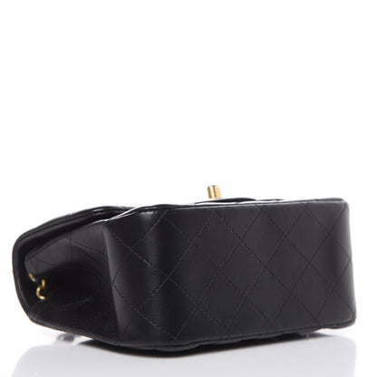 Chanel Lambskin Quilted Mini Square Flap Black 4 of 10
