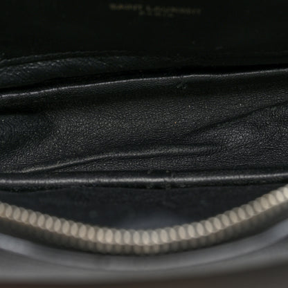 Saint Laurent Grain De Poudre Matelasse Monogram Mini Lou Camera Bag Black 5 of 9