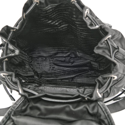 Prada Tessuto Nylon Saffiano Vela Quilted Backpack Black 5 of 10