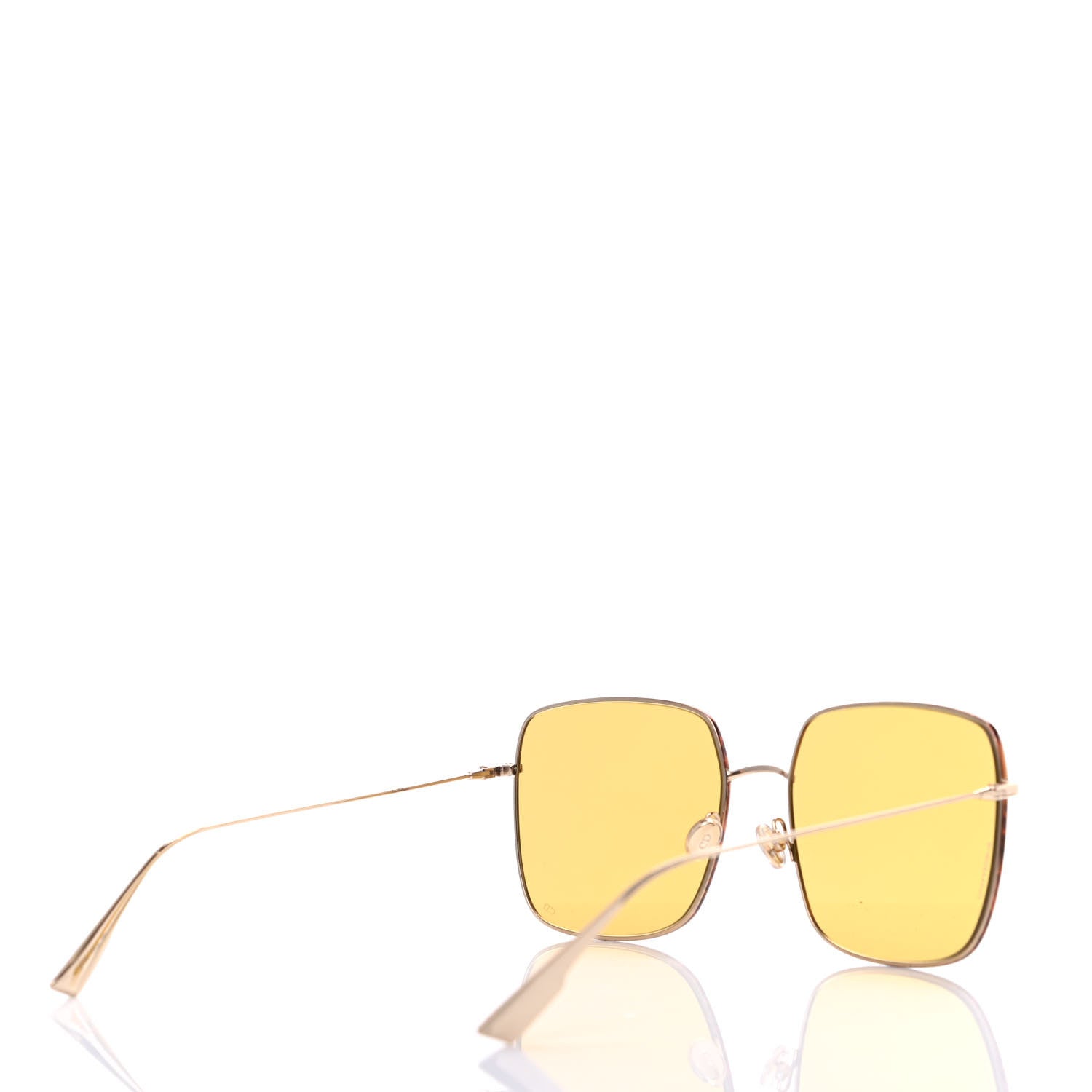 Christian Dior Metal Stellaire 1 Sunglasses Yellow Tortoise 4 of 7