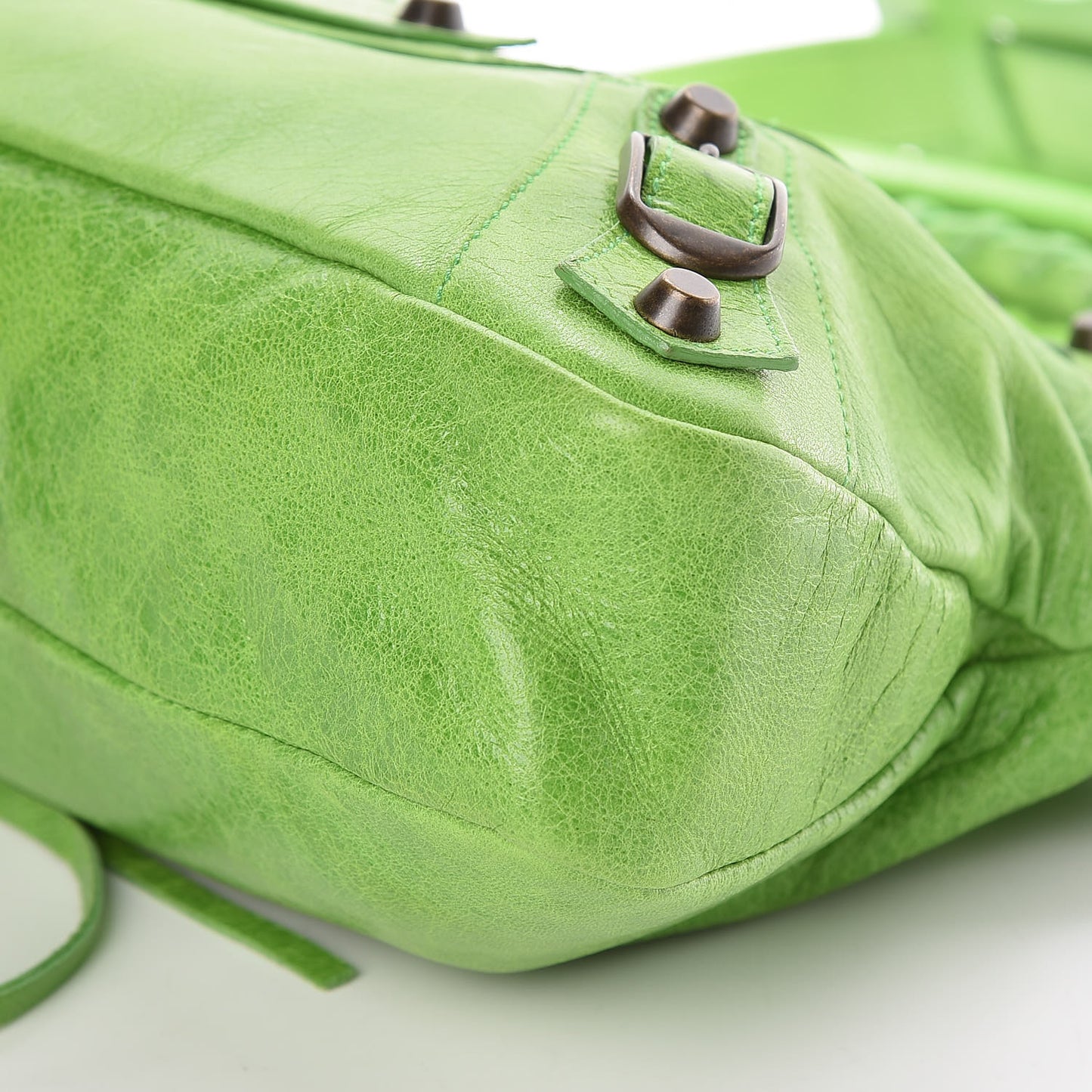 Agneau Classic Hardware First Apple Green