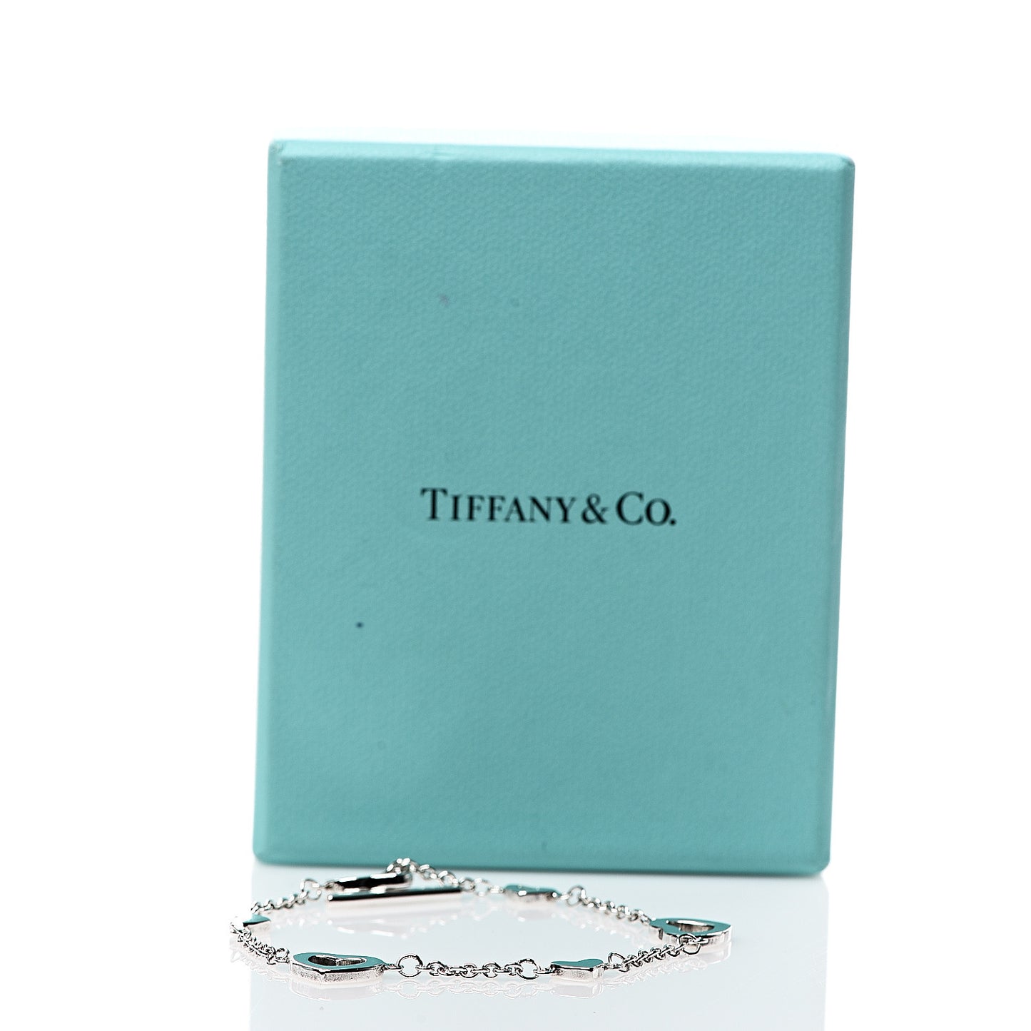 Sterling Silver Heart Toggle Bracelet