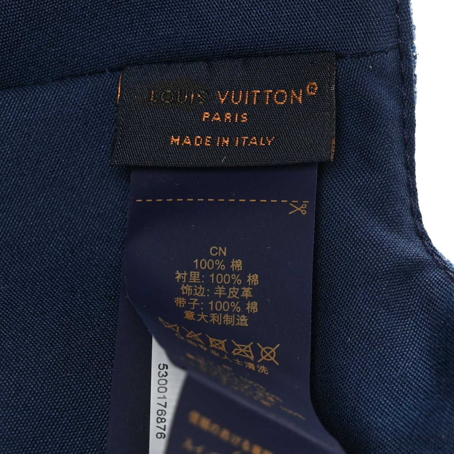 Louis Vuitton Monogram Denim LV Remix Cap Blue 8 of 8
