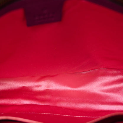 Gucci Velvet Matelasse Medium GG Marmont Shoulder Bag Fuchsia Violet Cyclamen 5 of 10