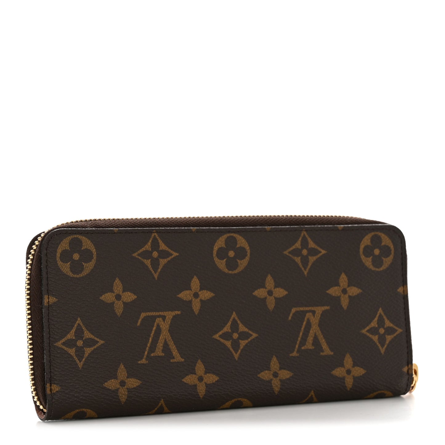 Monogram Clemence Wallet Rose Ballerine