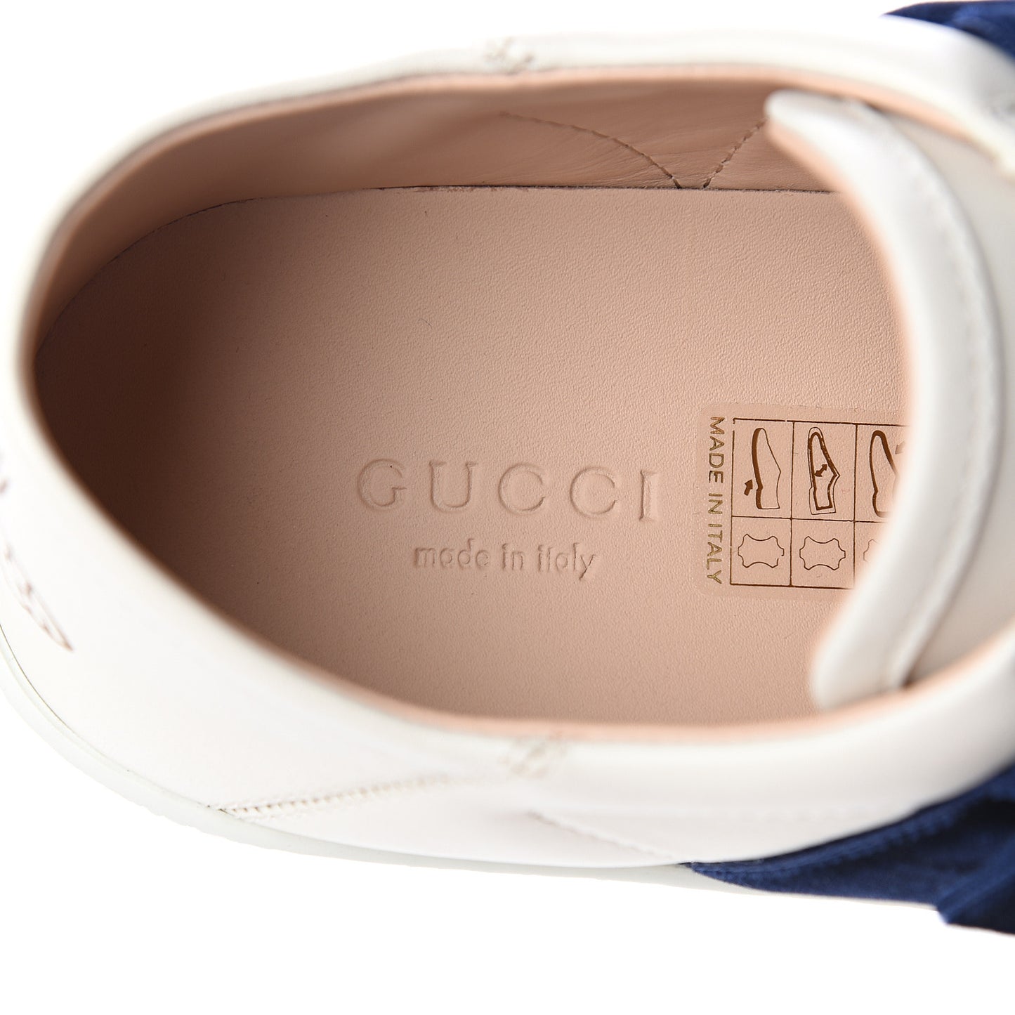 Calfskin Velvet Womens Bow Ace Sneakers 36 White