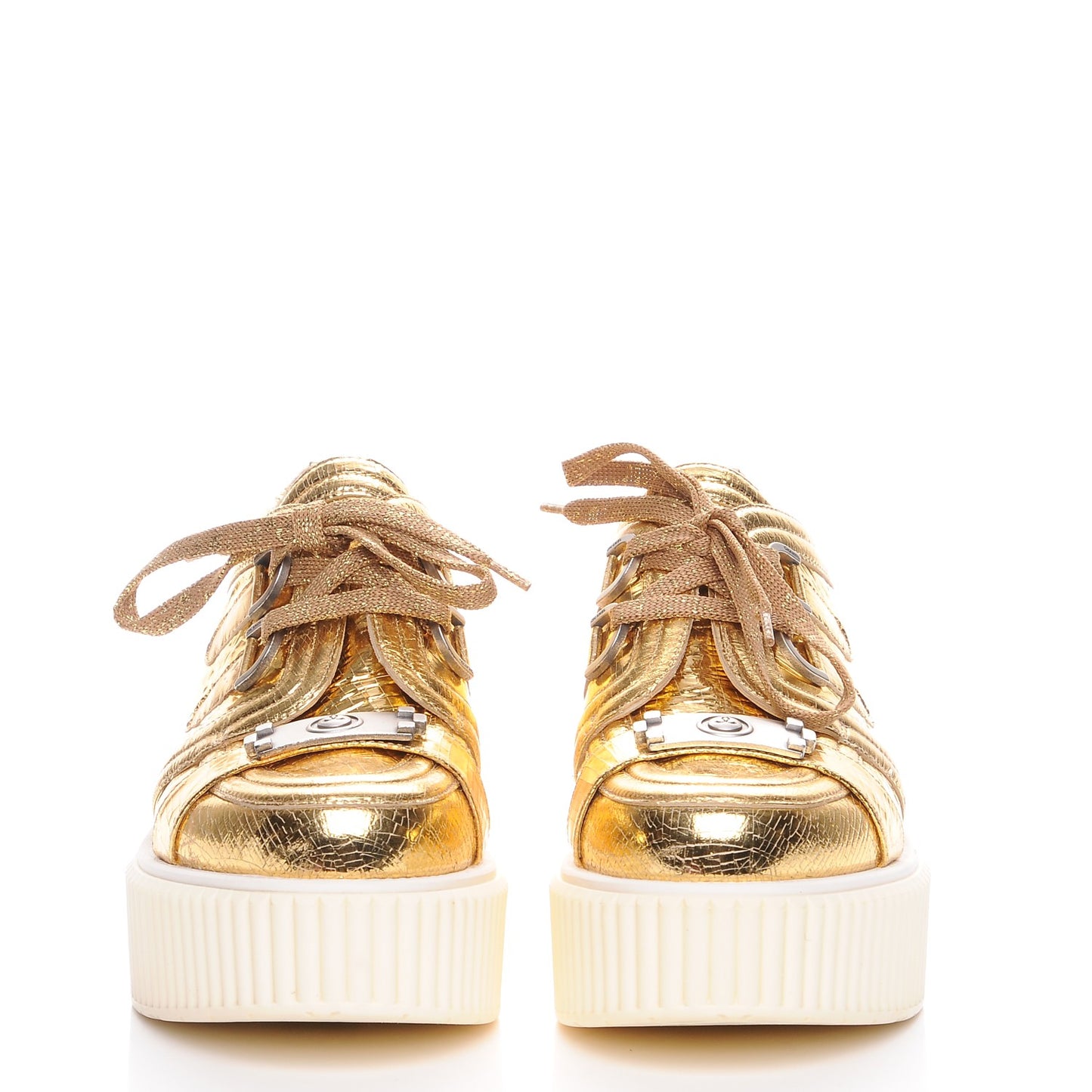 Lame Creeper Sneakers 38 Gold