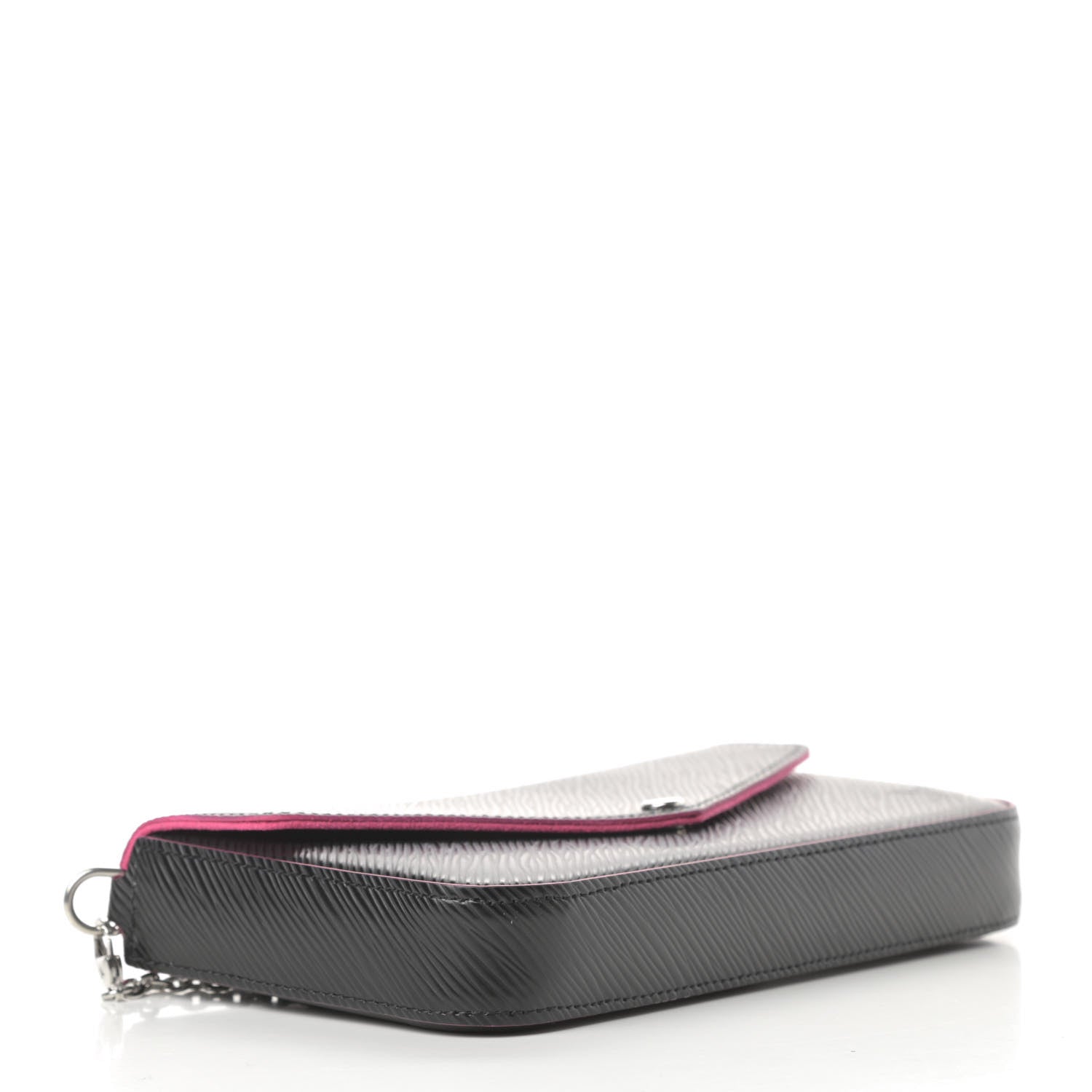 Louis Vuitton Epi Pochette Felicie Black Hot Pink 4 of 11
