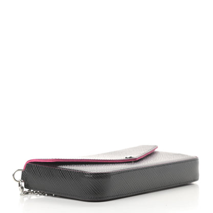 Louis Vuitton Epi Pochette Felicie Black Hot Pink 4 of 11