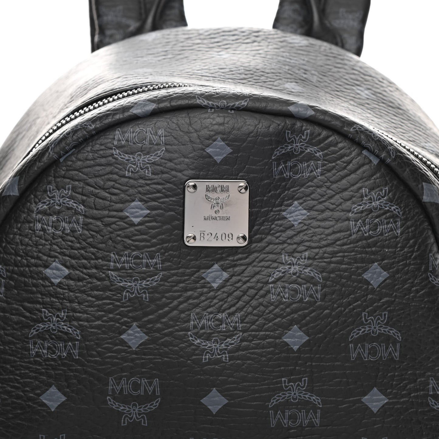 Visetos Medium Side Studs Stark Backpack Black