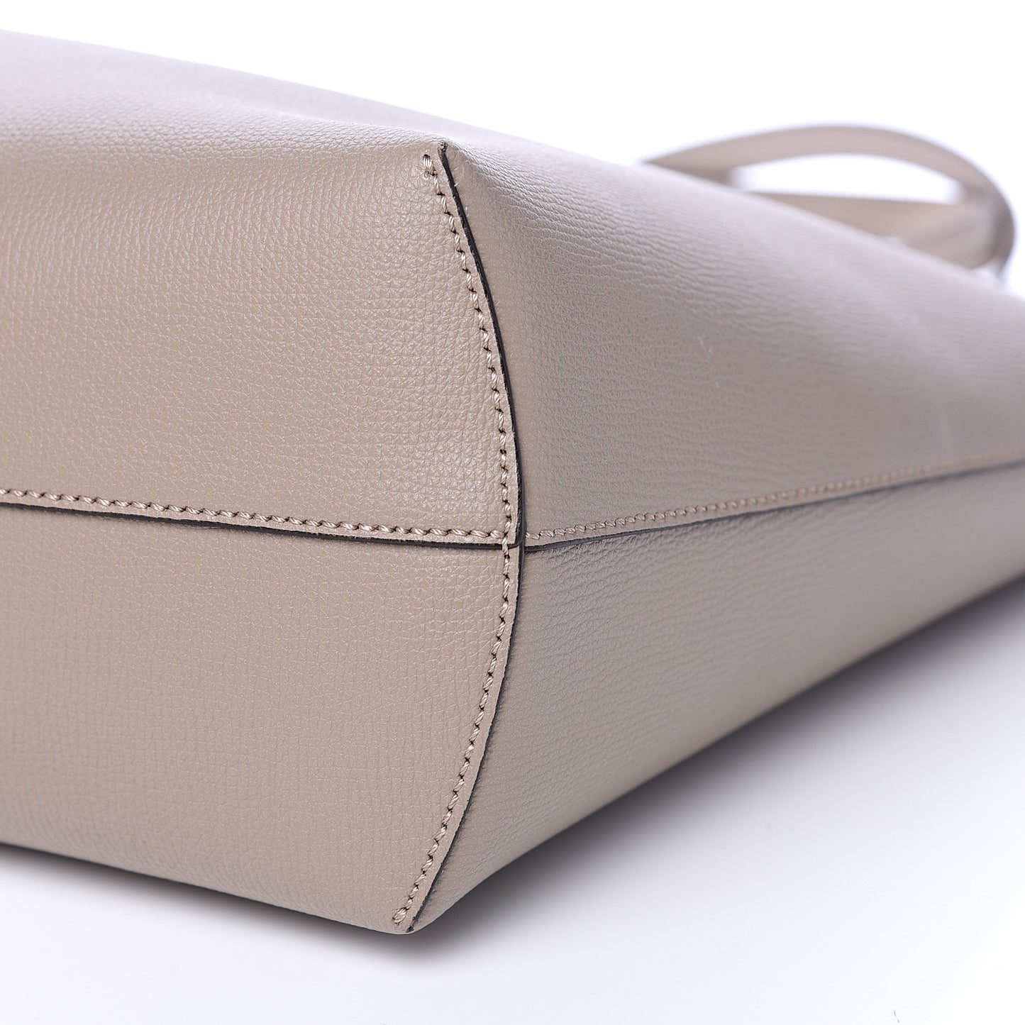 Vitello Vienna Enamel F is Fendi Shopping Tote Tortora Taupe