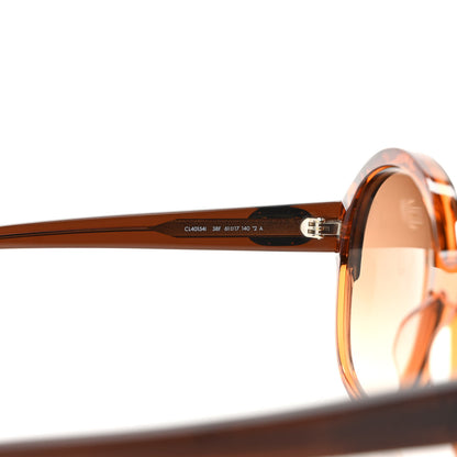 Celine Acetate Triomphe Sunglasses CL40154I Tortoise 6 of 7