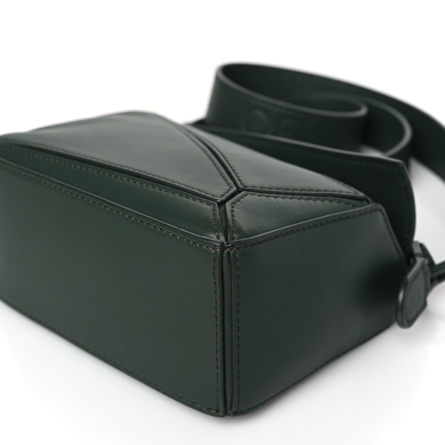 Loewe Satin Calfskin Mini Puzzle Bag Vintage Khaki 8 of 8