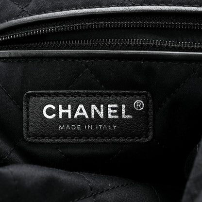 Chanel Denim Patchwork Quilted Small Chanel 22 Black 7 of 11