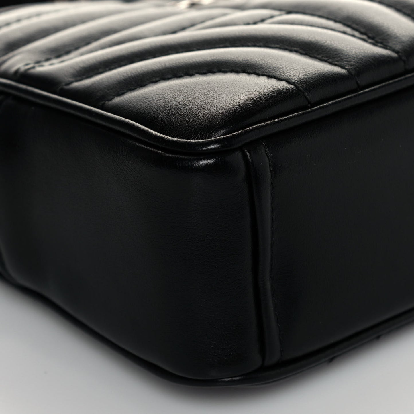 Soft Calfskin Diagramme Camera Bag Black