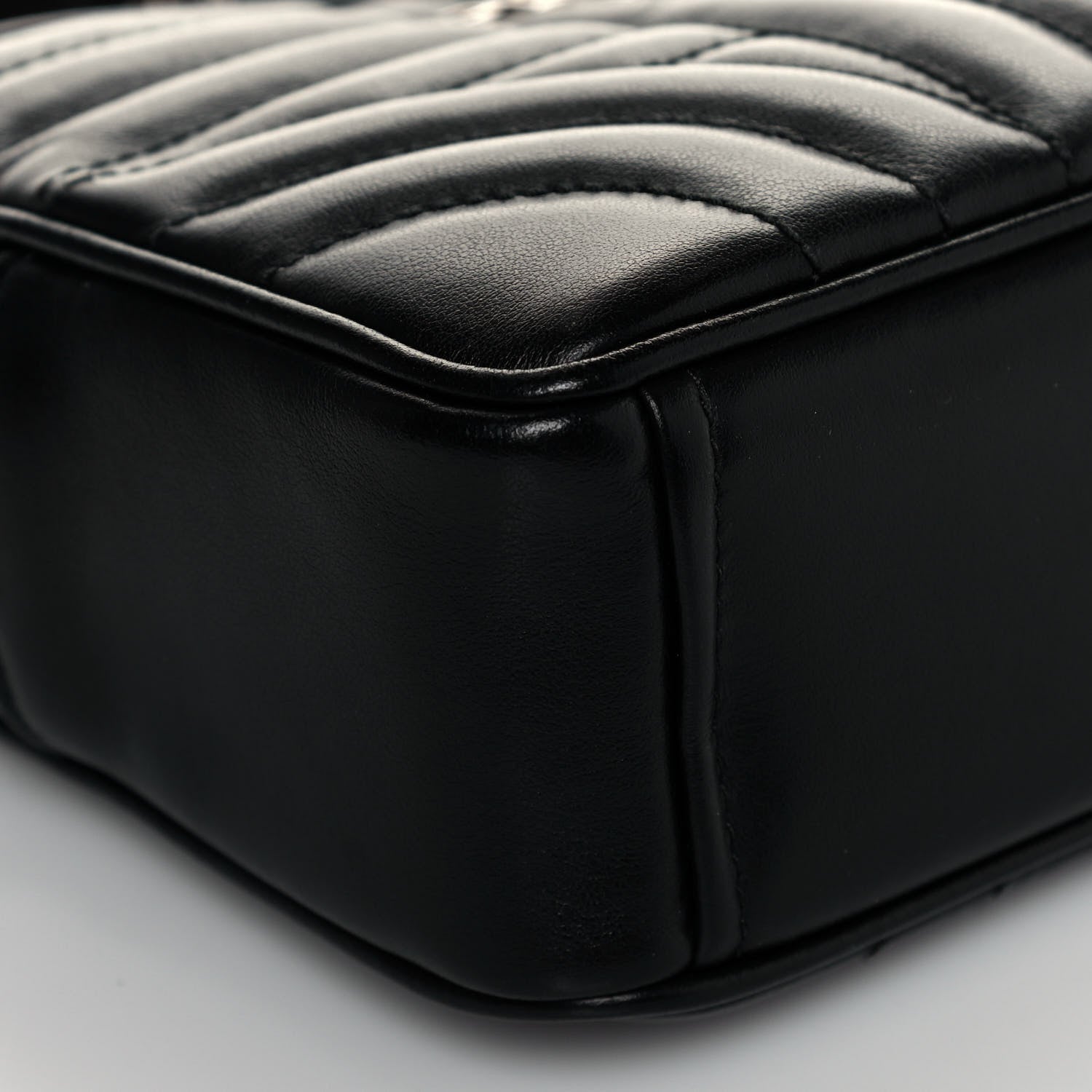Prada Soft Calfskin Diagramme Camera Bag Black 9 of 10