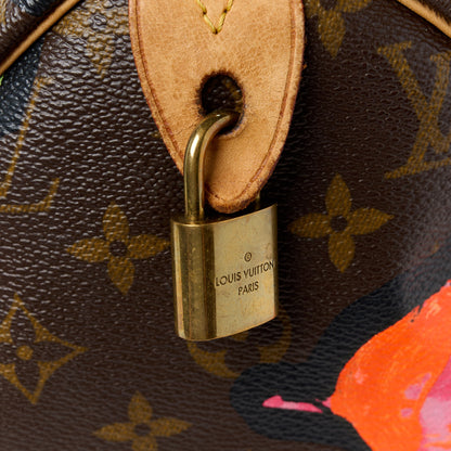 Louis Vuitton Monogram Roses Speedy 30 8 of 14