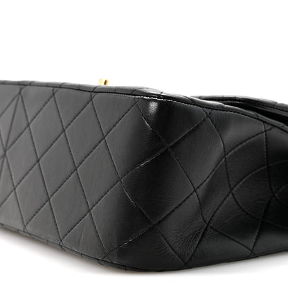 Chanel Lambskin Quilted Jumbo Double Flap Black 10 of 11