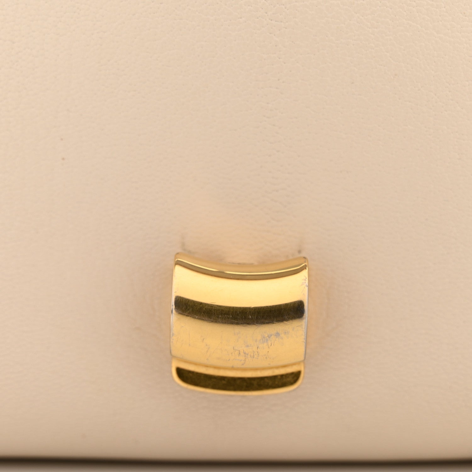Salvatore Ferragamo Calfskin Small Margot Top Handle Satchel Bone Black 11 of 13