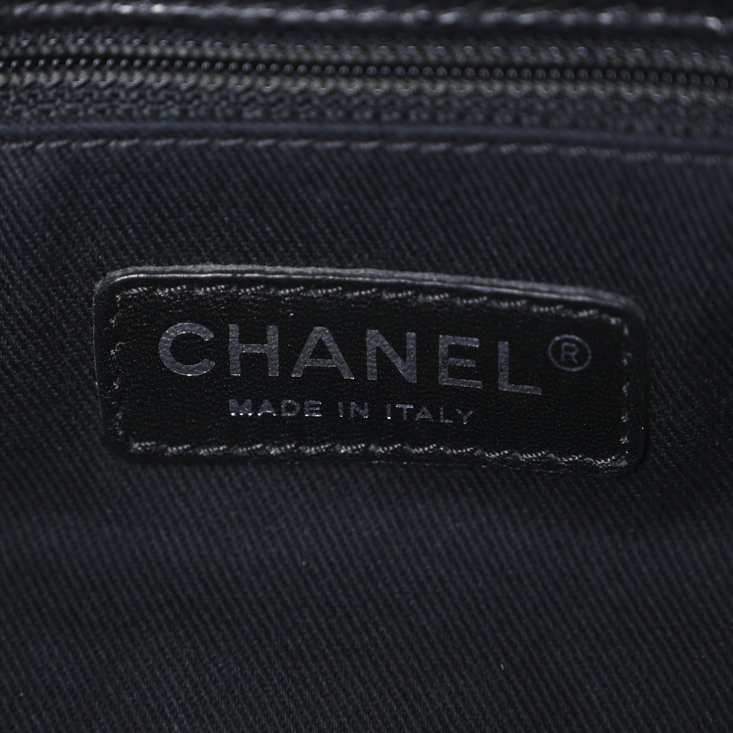 Chanel Caviar Quilted CC Timeless Soft Tote Black 6 of 10