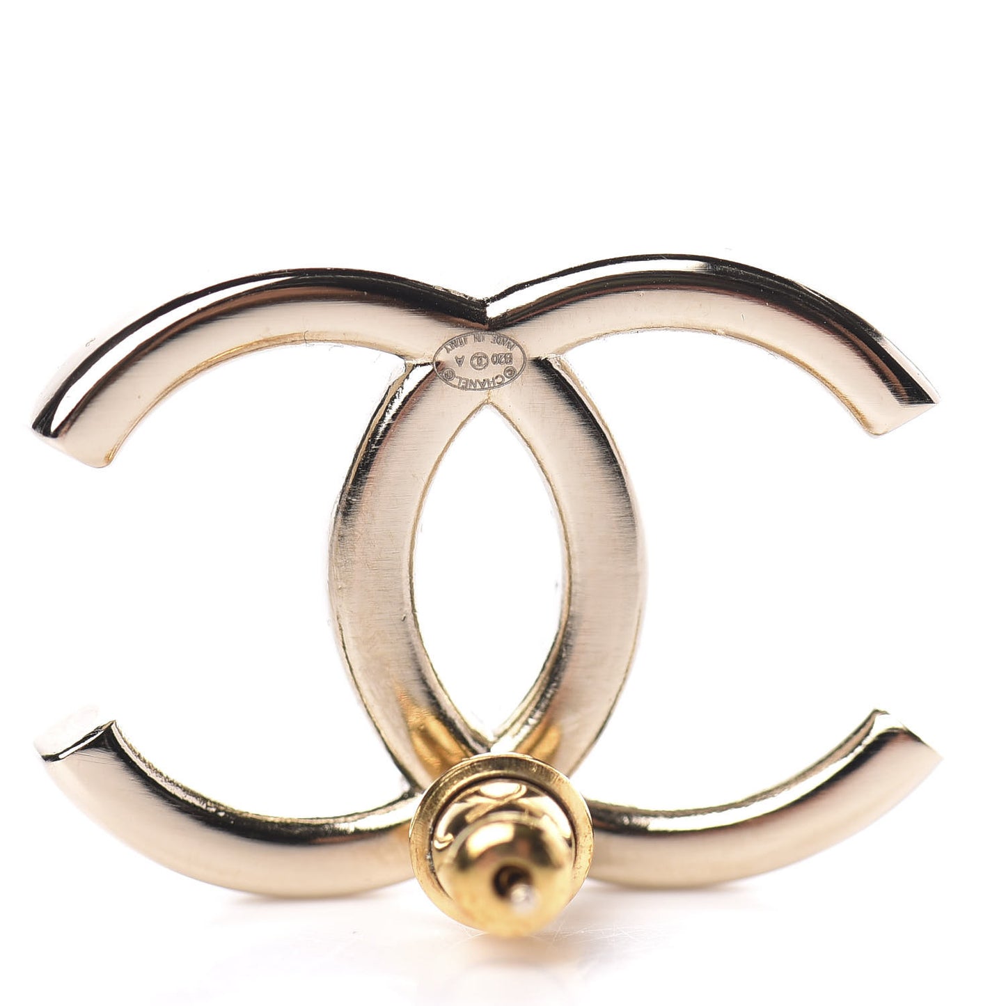 Baguette Crystal High Society CC Earrings Gold