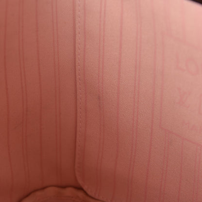 Louis Vuitton Damier Ebene Neo Neverfull MM Rose Ballerine 13 of 21