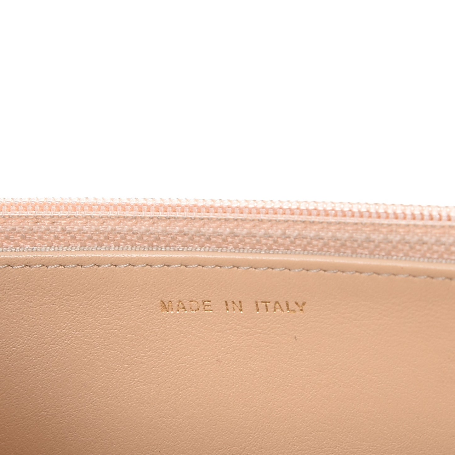 Caviar Quilted Wallet On Chain WOC Beige Clair