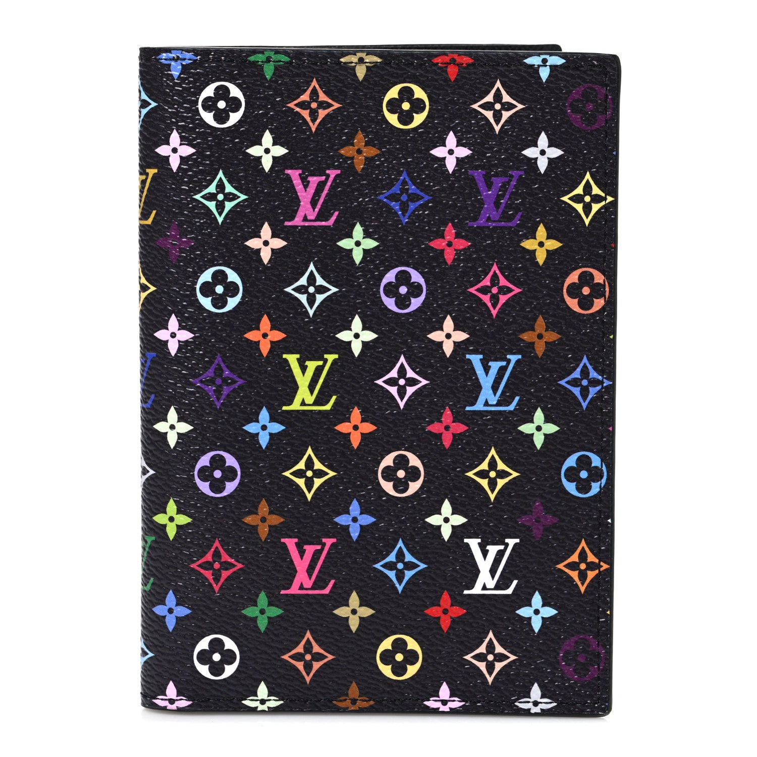 Louis Vuitton LV X TM Monogram Multicolor Passport Cover Black 1 of 6