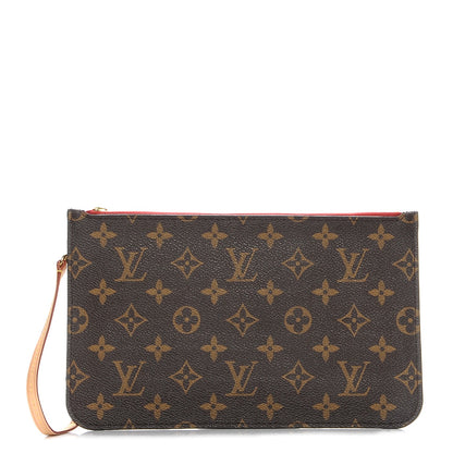 Louis Vuitton Monogram Neverfull MM GM Pochette Cherry 1 of 7