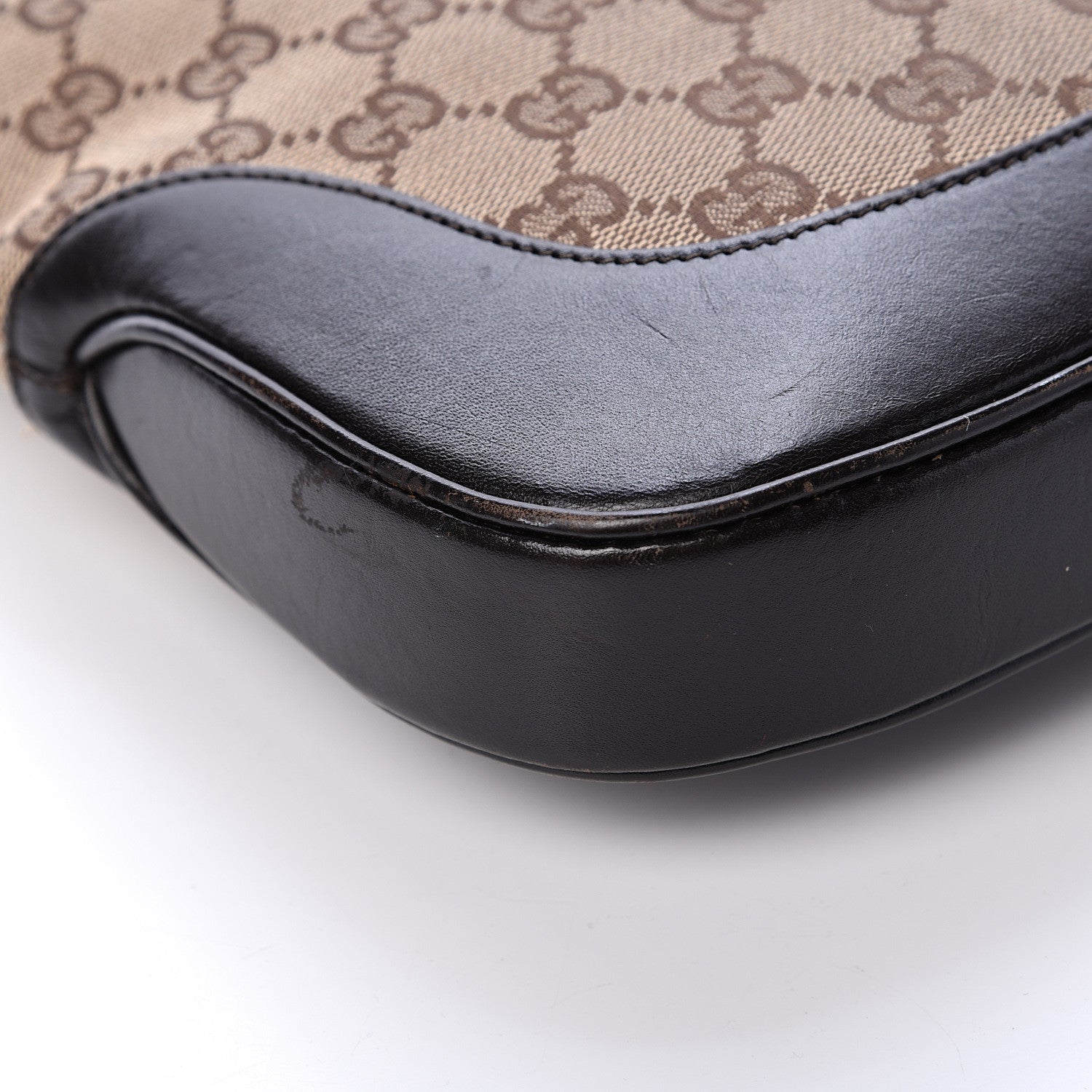 Gucci Monogram Web Jackie O Hobo Dark Brown 11 of 17