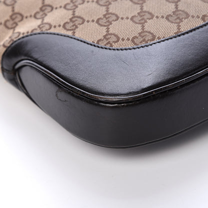 Gucci Monogram Web Jackie O Hobo Dark Brown 11 of 17