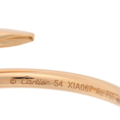 Cartier 18K Yellow Gold Small Juste Un Clou Ring 54 7 4 of 6