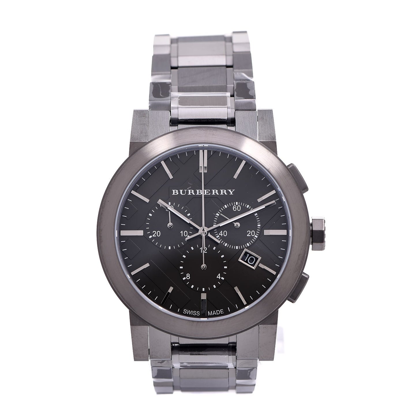 PVD Stainless Steel 42mm Chronograph Quartz Watch Black BU9354